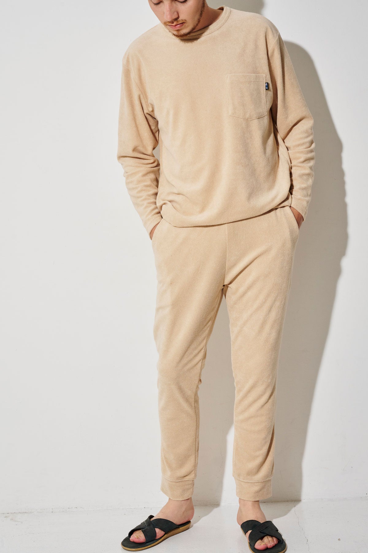 Lounge wear LONG PANTS（Pile）Beige [New ITEM] – NEUW