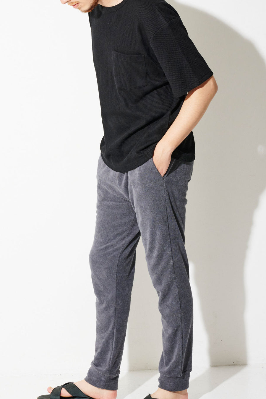 Lounge wear LONG PANTS（Pile）Charcoal Gray [New ITEM]