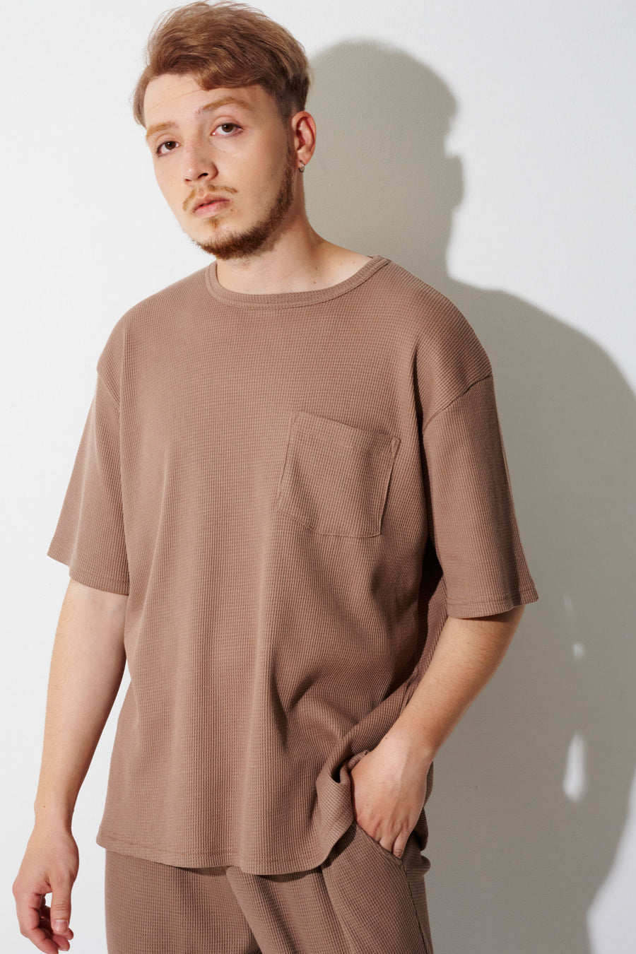 Relux T-SHIRT（Waffle）Brown [New ITEM]