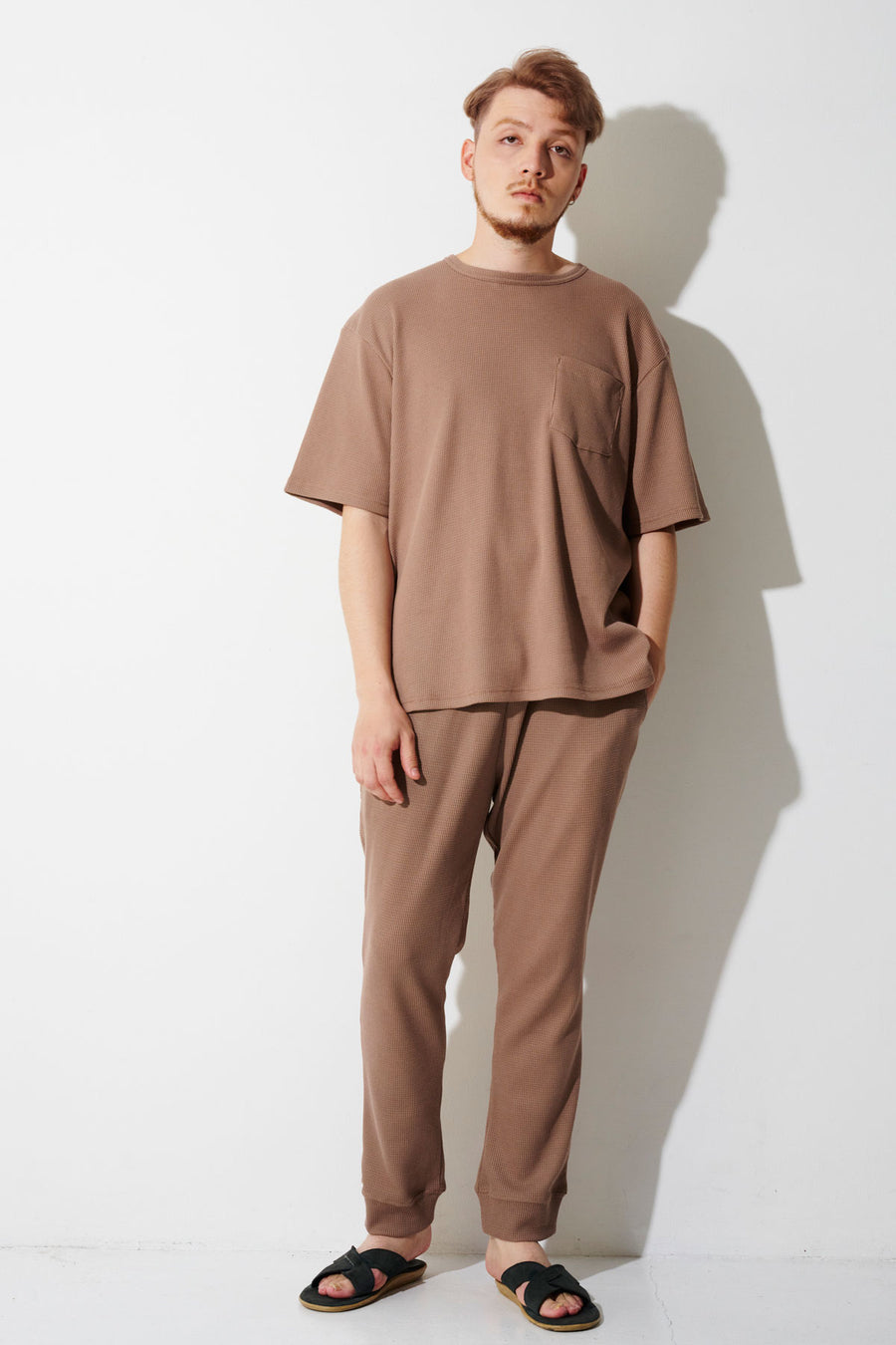 Relux T-SHIRT（Waffle）Brown [New ITEM]