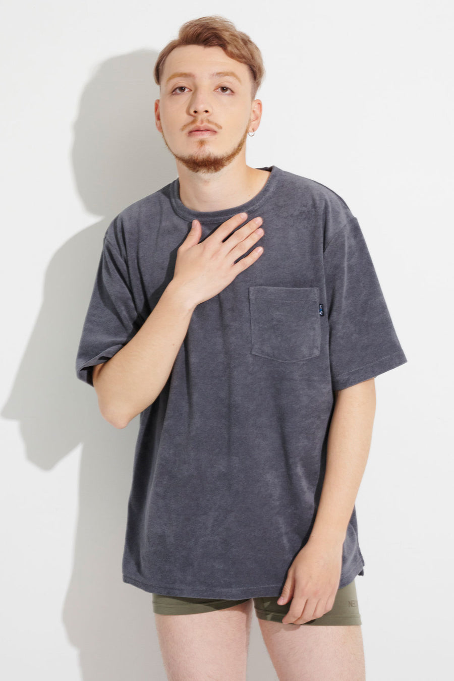 Relux T-SHIRT（PILE）Chacoal Gray [New ITEM]