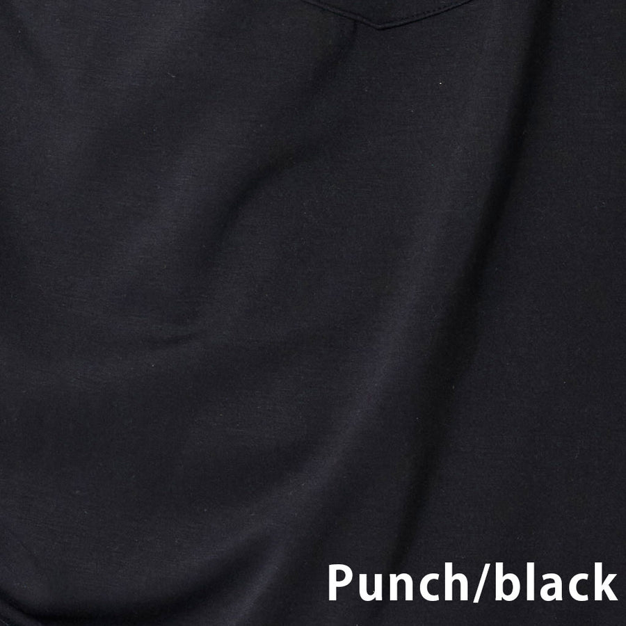 Lounge wear LONG PANTS（Punch）BLACK [New ITEM]
